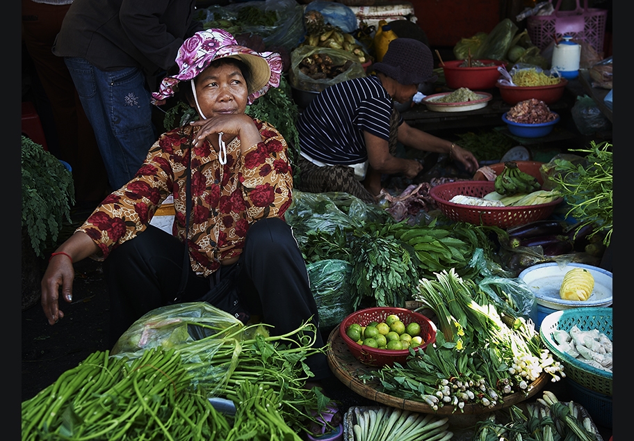 Cambodian Market Trader