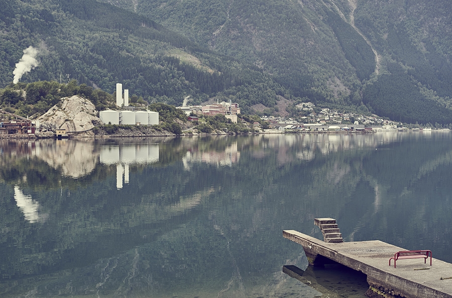 Industrial landscape, Norway.