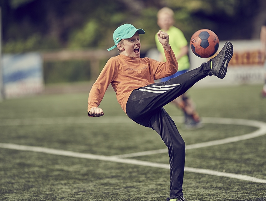 Football training in Norway.