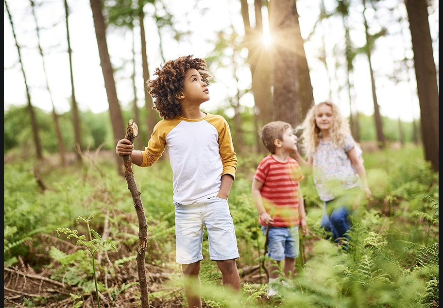 Lifestyle Image of Children Walking for Landal Holidays