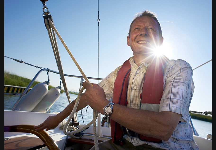 Sailor on Yacht